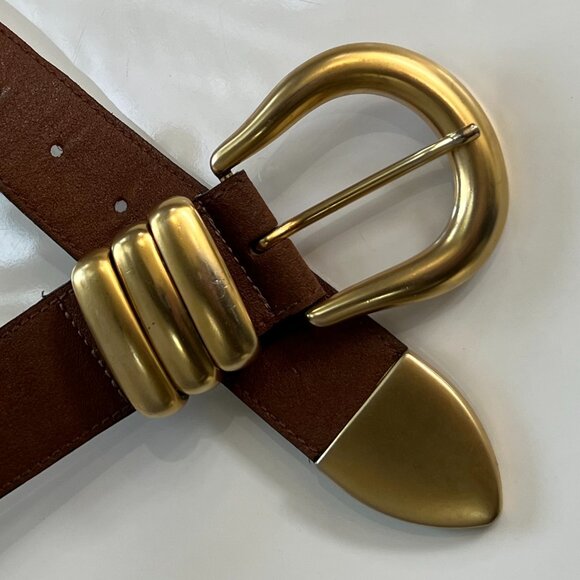 Women\'s BeBe Belt with Gold Buckle main image 7